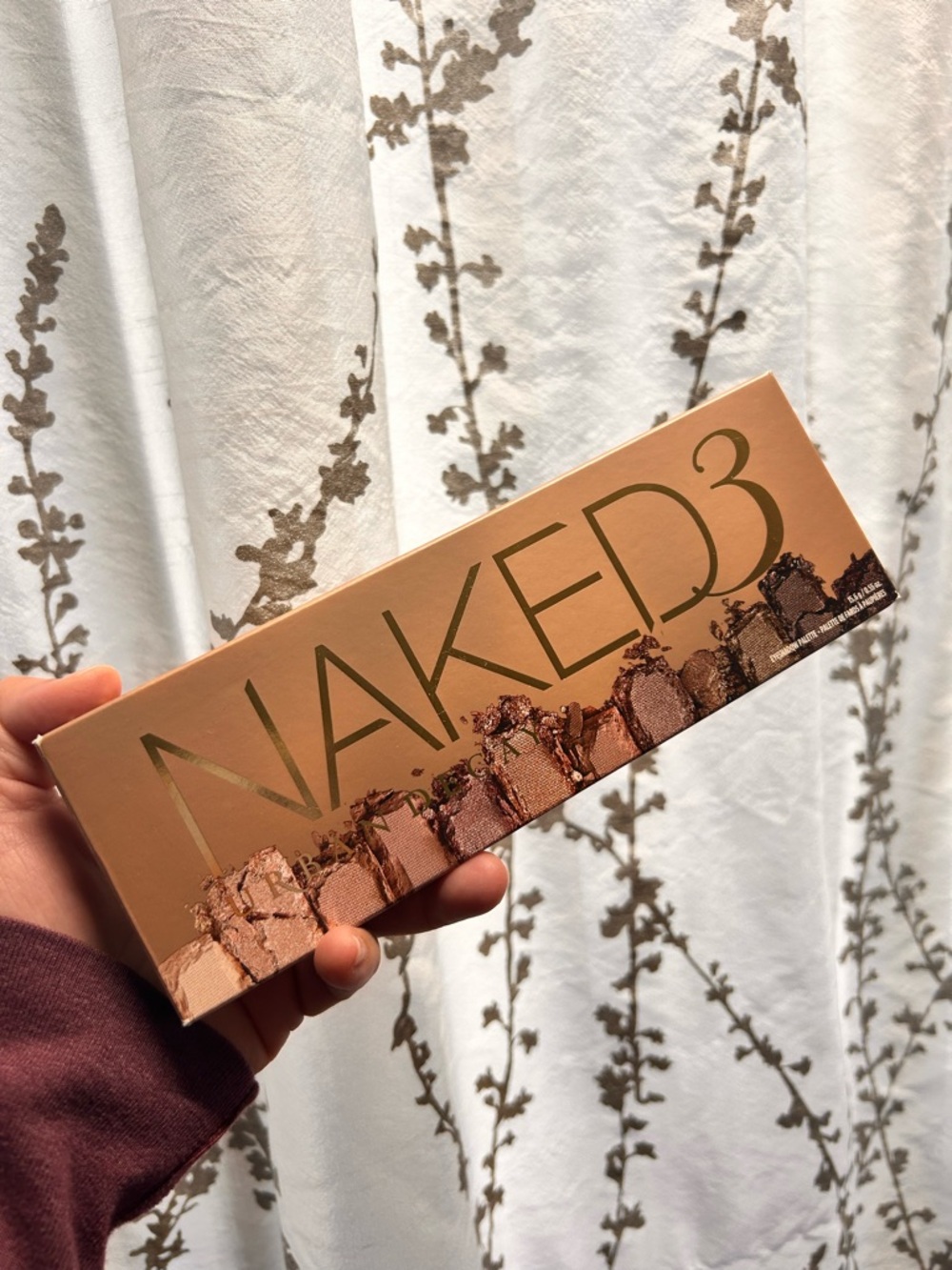 Urban Decay Naked3 Eyeshadow Palette - Rose, Pink, Bronze Brand New